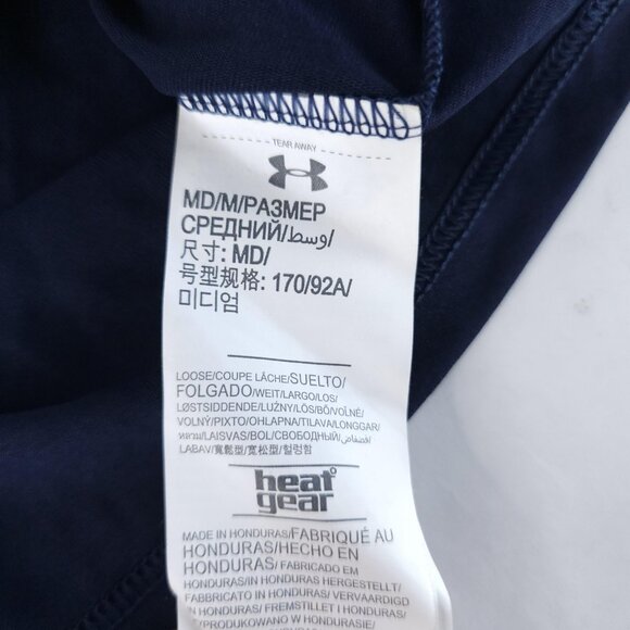 Los Angeles Rams Shirt Mens Medium Blue NFL Football HeatGear Combine Authentic - Picture 6 of 8